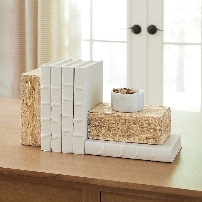 Wooden Bookends - Set of 2 | Ballard Designs, Inc.