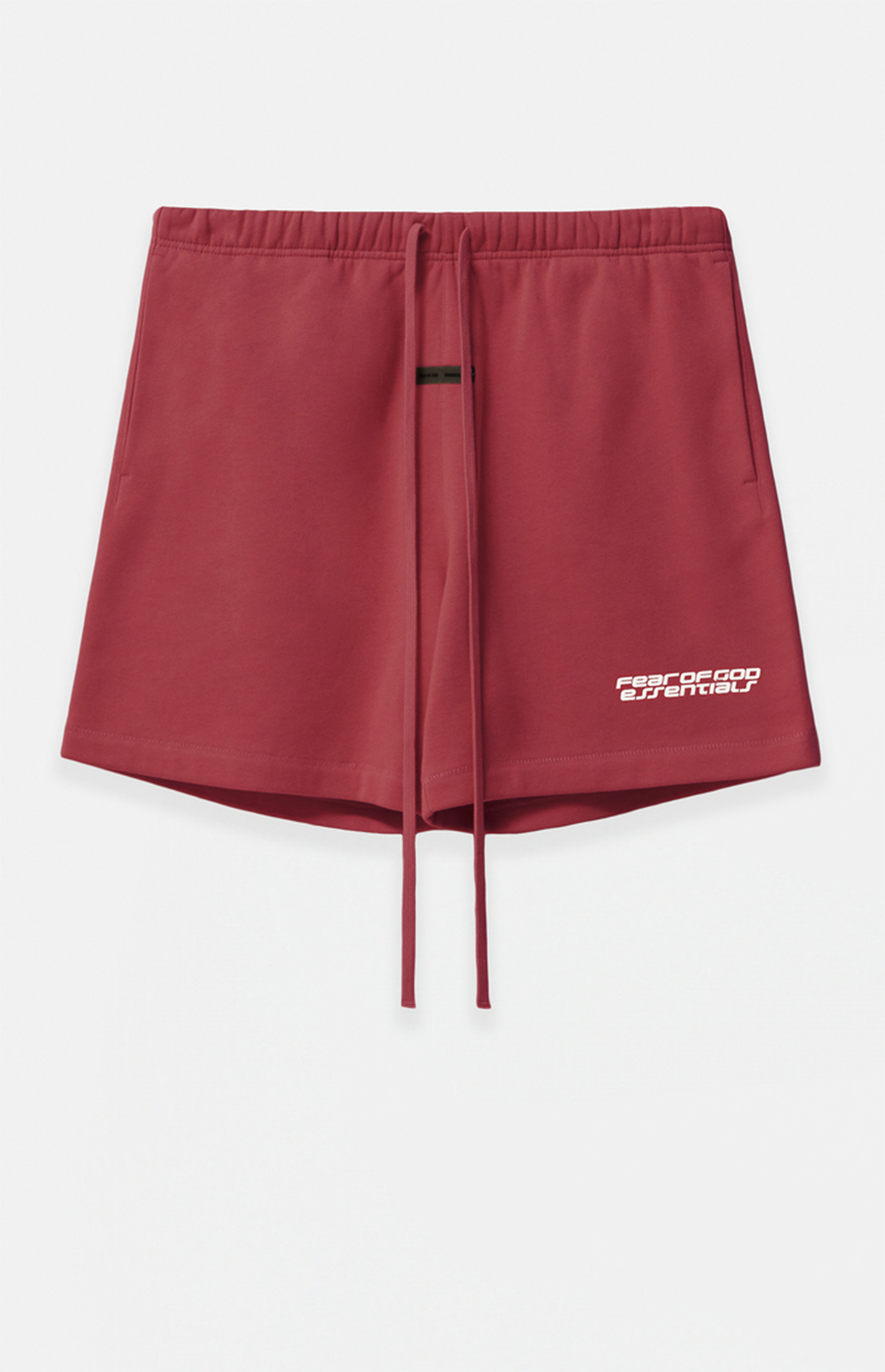 Fear of God ESSENTIALS Women's Crimson Running Sweat Shorts | PacSun