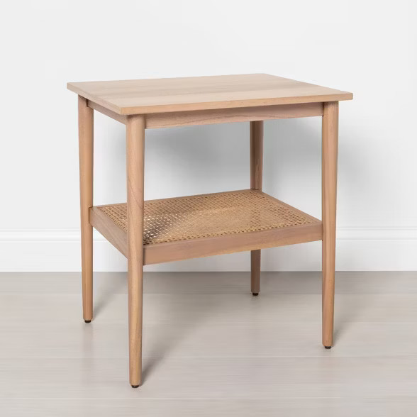Wood & Cane Accent Table - Hearth & Hand™ with Magnolia | Target