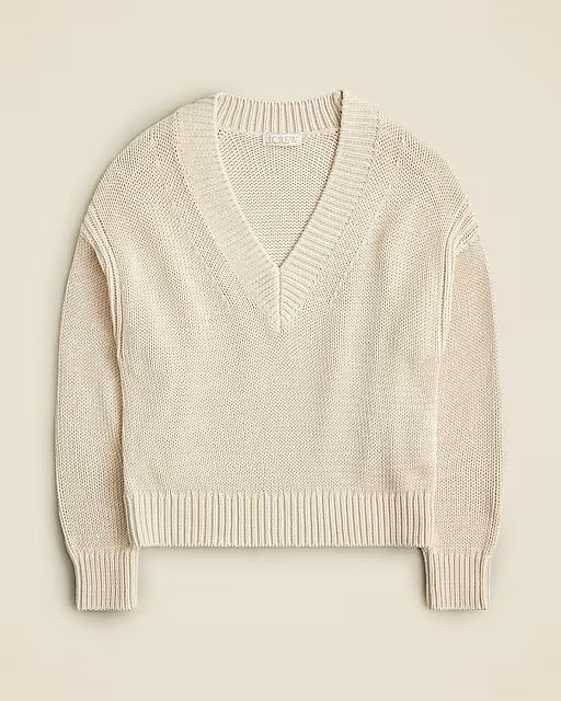 Relaxed V-neck sweater | J. Crew US