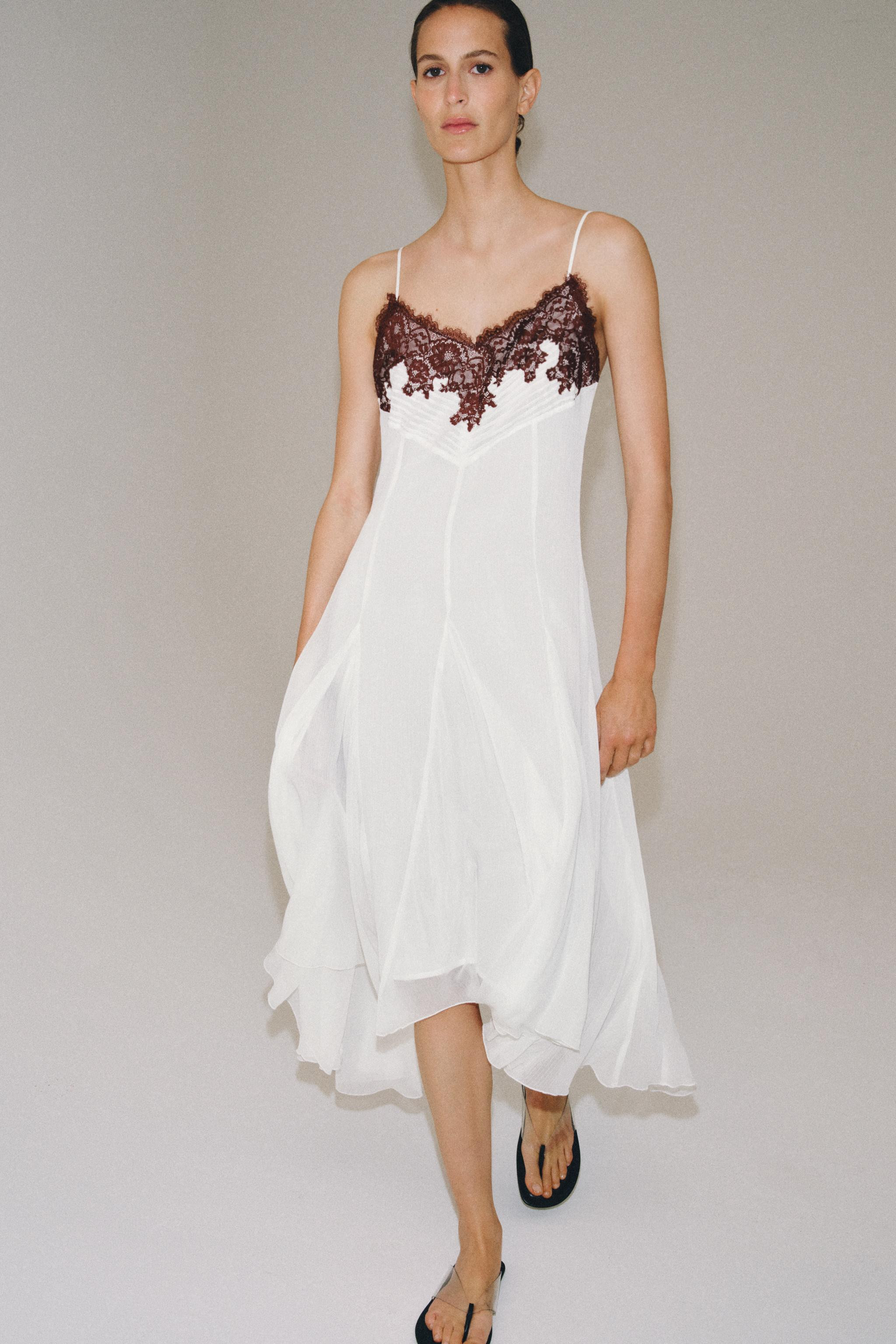 ZW COLLECTION LACE DRESS | Zara US