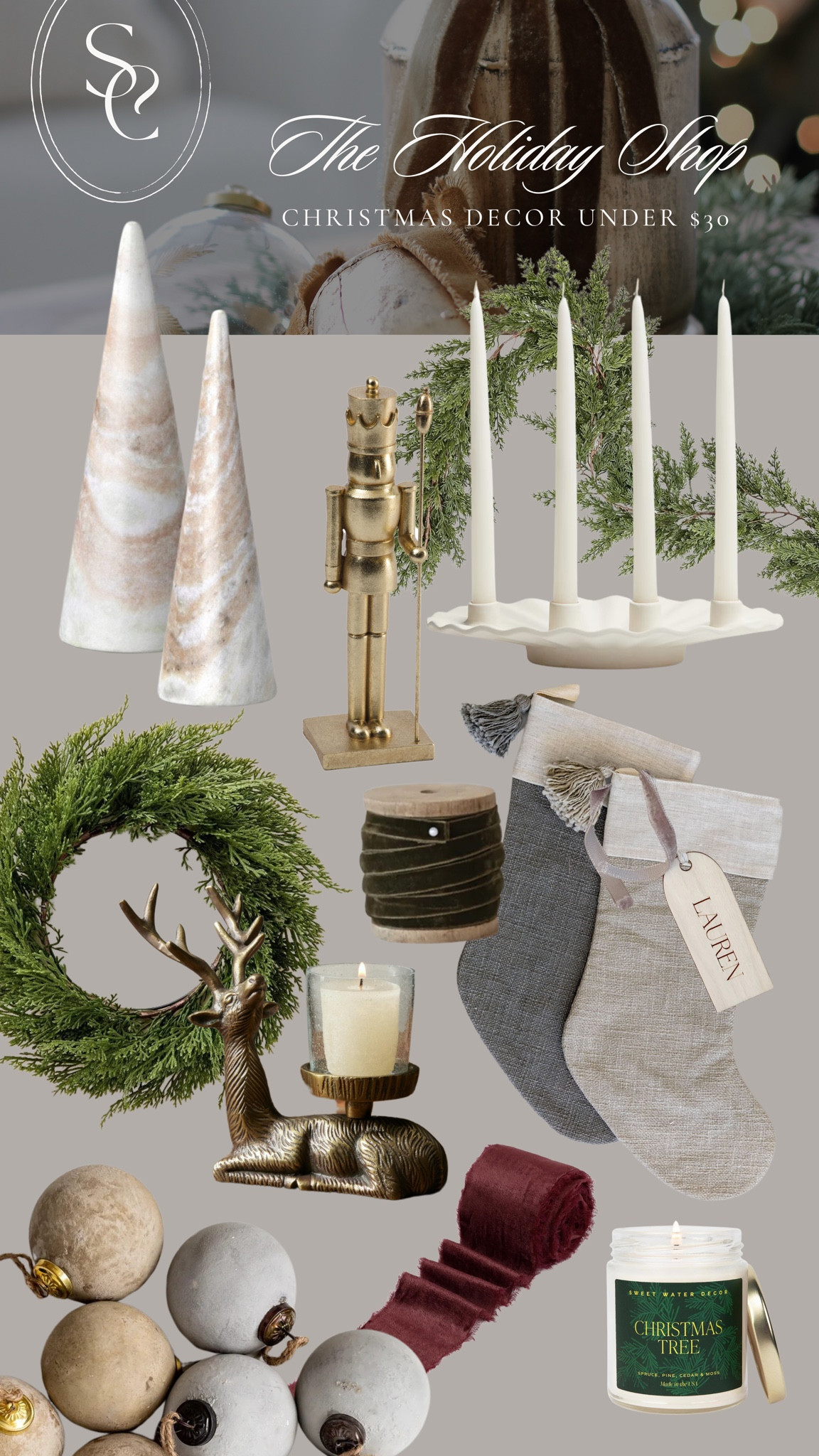 Holiday decor finds under $30

#LTKSeasonal #LTKHome #LTKHoliday