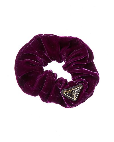 Logo Velvet Scrunchie | Gilt & Gilt City