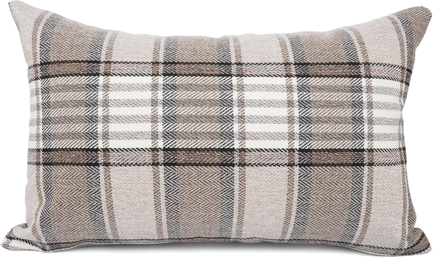 YOUR SMILE Retro Farmhouse Buffalo Tartan Chequer Stripe Plaid Cotton Linen Decorative Throw Pill... | Amazon (US)