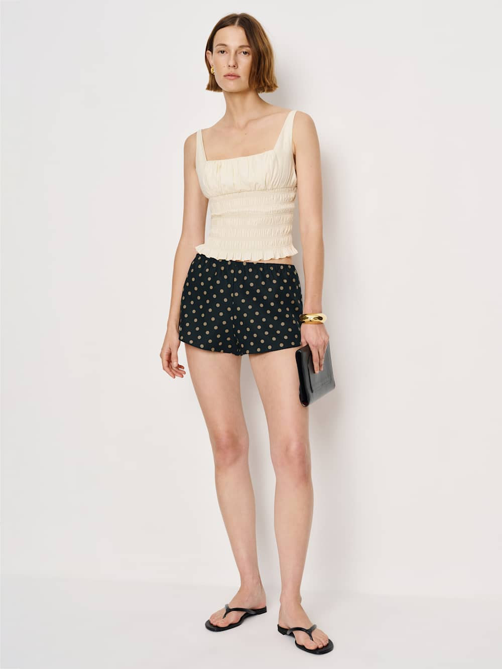 Tiffie Linen Short | Reformation (Global)