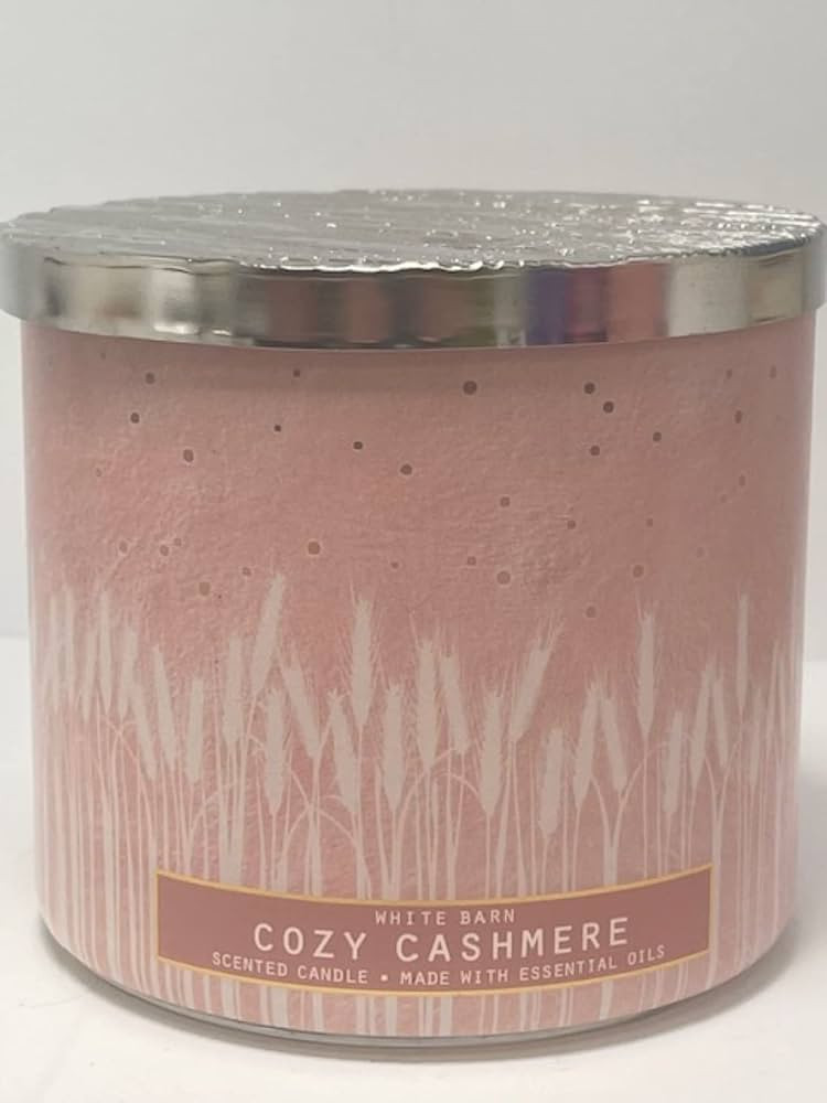 Bath and Body Works White Barn Cozy Cashmere 3 Wick Candle 14.5 Ounce | Amazon (US)