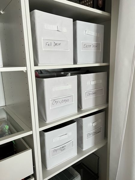 Storage bins are the best! Shop these where you can label them easily. #amazonhome #bins #organizetips #ikeapax #ikeastoragesystem

#LTKhome