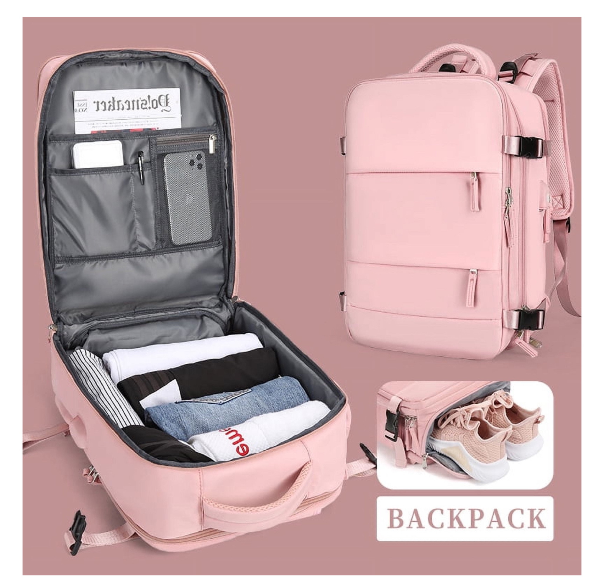 Travel backpack 

#LTKGiftGuide #LTKstyletip #LTKtravel