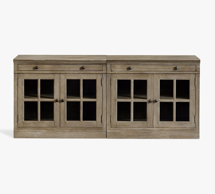 Livingston TV Stand With Glass Doors | Pottery Barn (US)