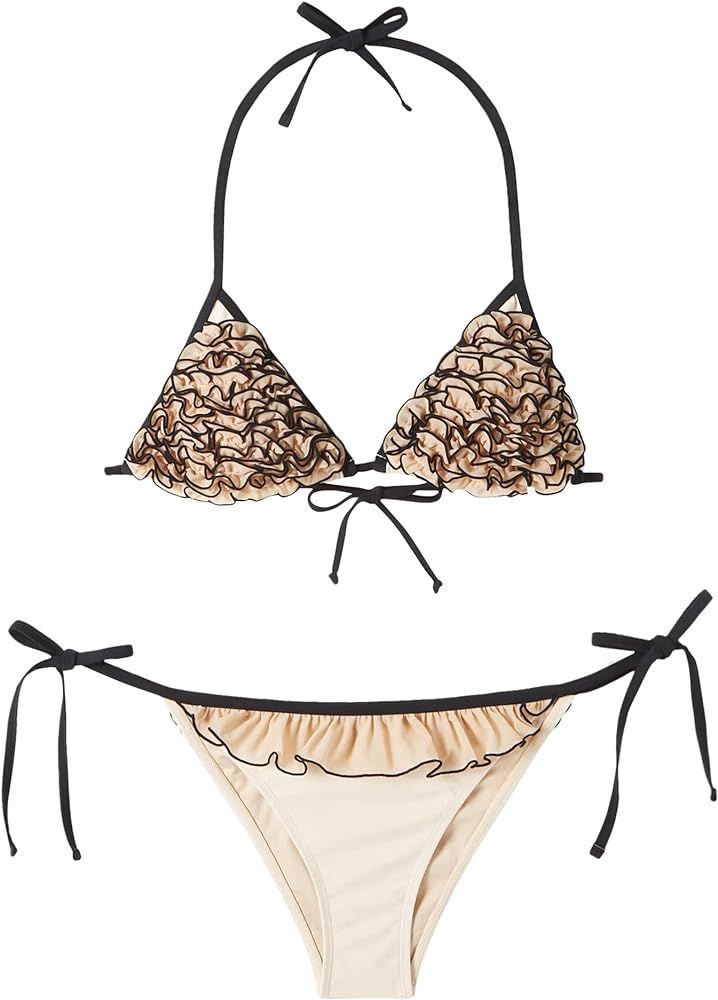RELLECIGA Women's Ruffle Bikini Set | Amazon (US)