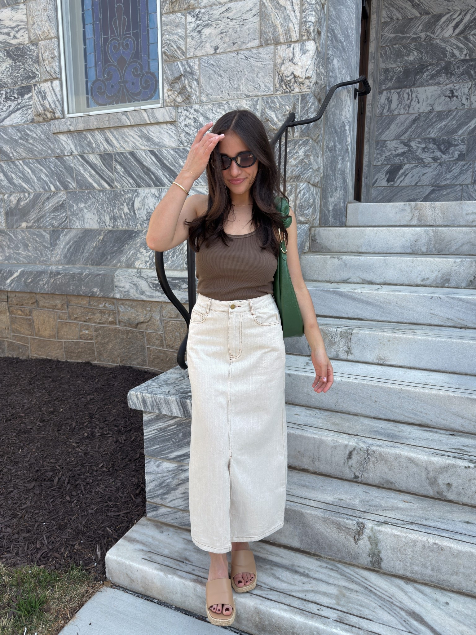 Spring outfit long skirt 