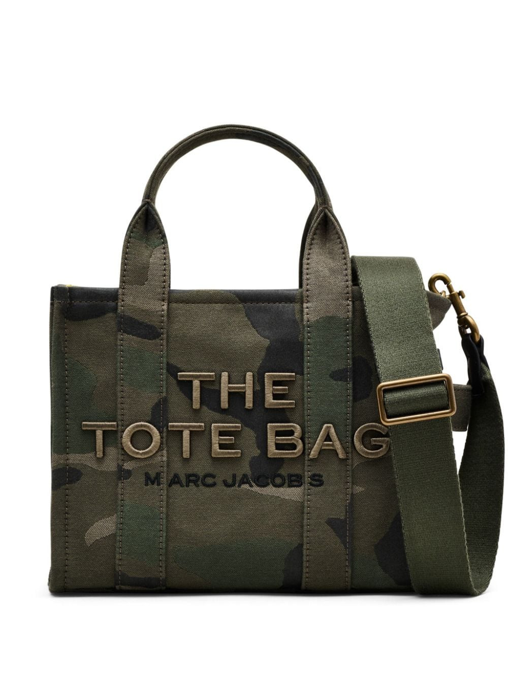 Marc Jacobs The Small Camo Jacquard Tote bag - Green | Farfetch Global
