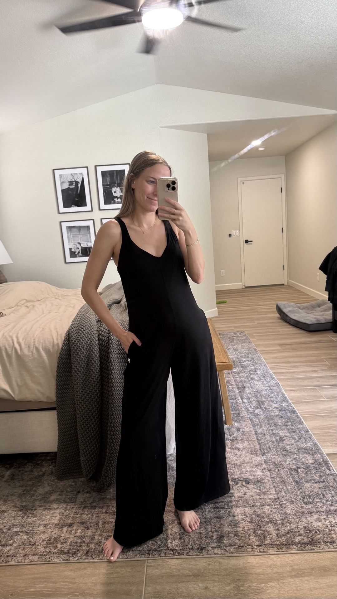 Bump friendly lounge wear onesie!! I’m obsessed with this one piece jumper & I’ll be living in it the rest of pregnancy! 

Buttery soft fabric and available in short, regular, and tall inseams. I’m 5’4” and wearing the regular inseam! 

This outfit would be so perfect for travel, errands, hanging out at home, you name it!

#LTKBump #LTKActive #LTKTravel