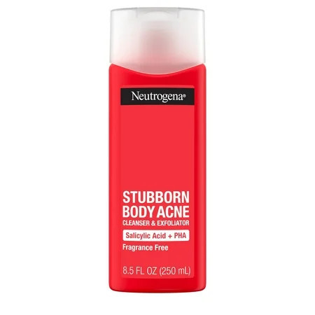 Neutrogena Acne Body Wash, Stubborn Acne Cleanser & Exfoliator, 8.5 oz | Walmart (US)
