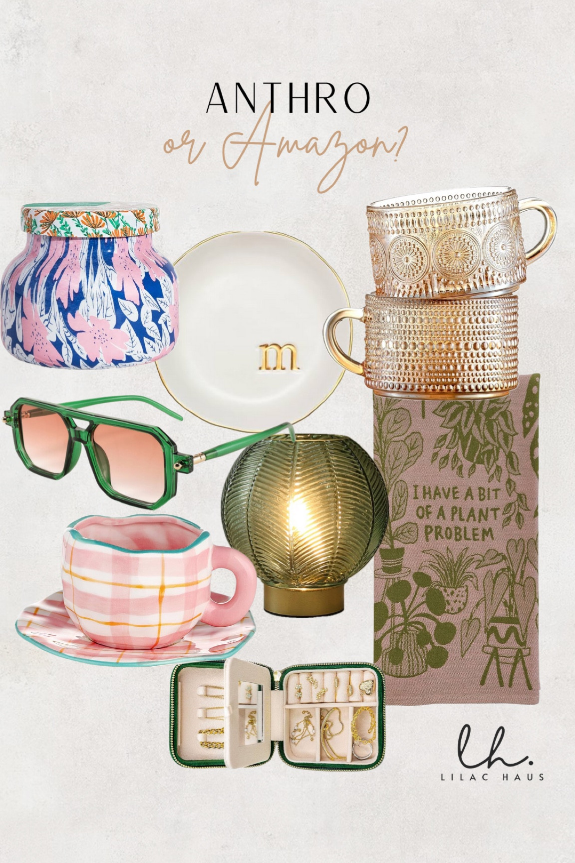Anthro or Amazon? 
Trendy accessories and home goods that are very Anthropology inspired! 



#LTKHome #LTKFindsUnder50 #LTKGiftGuide