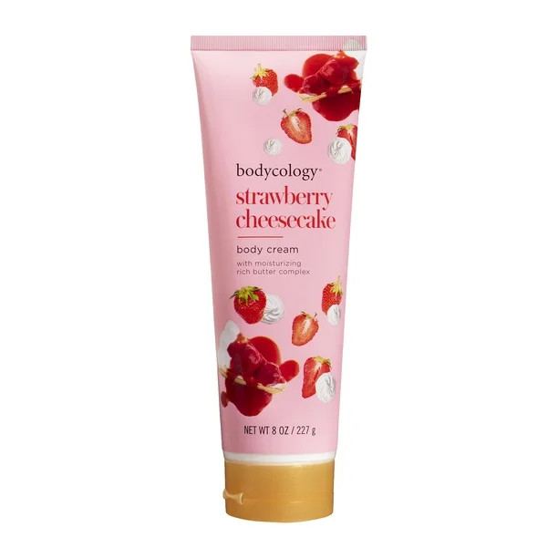 Bodycology Strawberry Cheesecake Body Cream, 8 oz | Walmart (US)