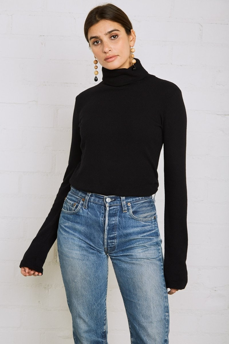 Rib Sweater Shea Turtleneck | Rachel Pally