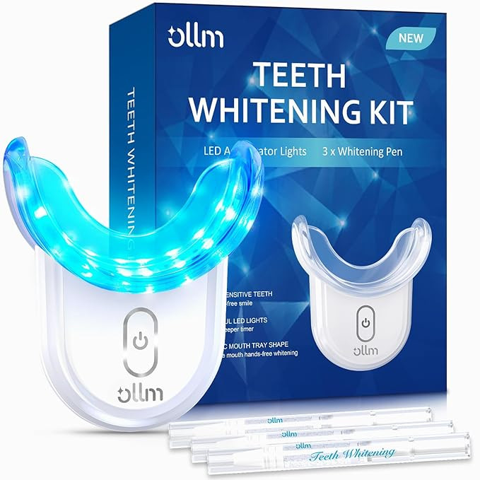 Teeth Whitening Kit Gel Pen Strips - Ollm Specially Formulated for Sensitive Teeth, Gum, Braces C... | Amazon (US)