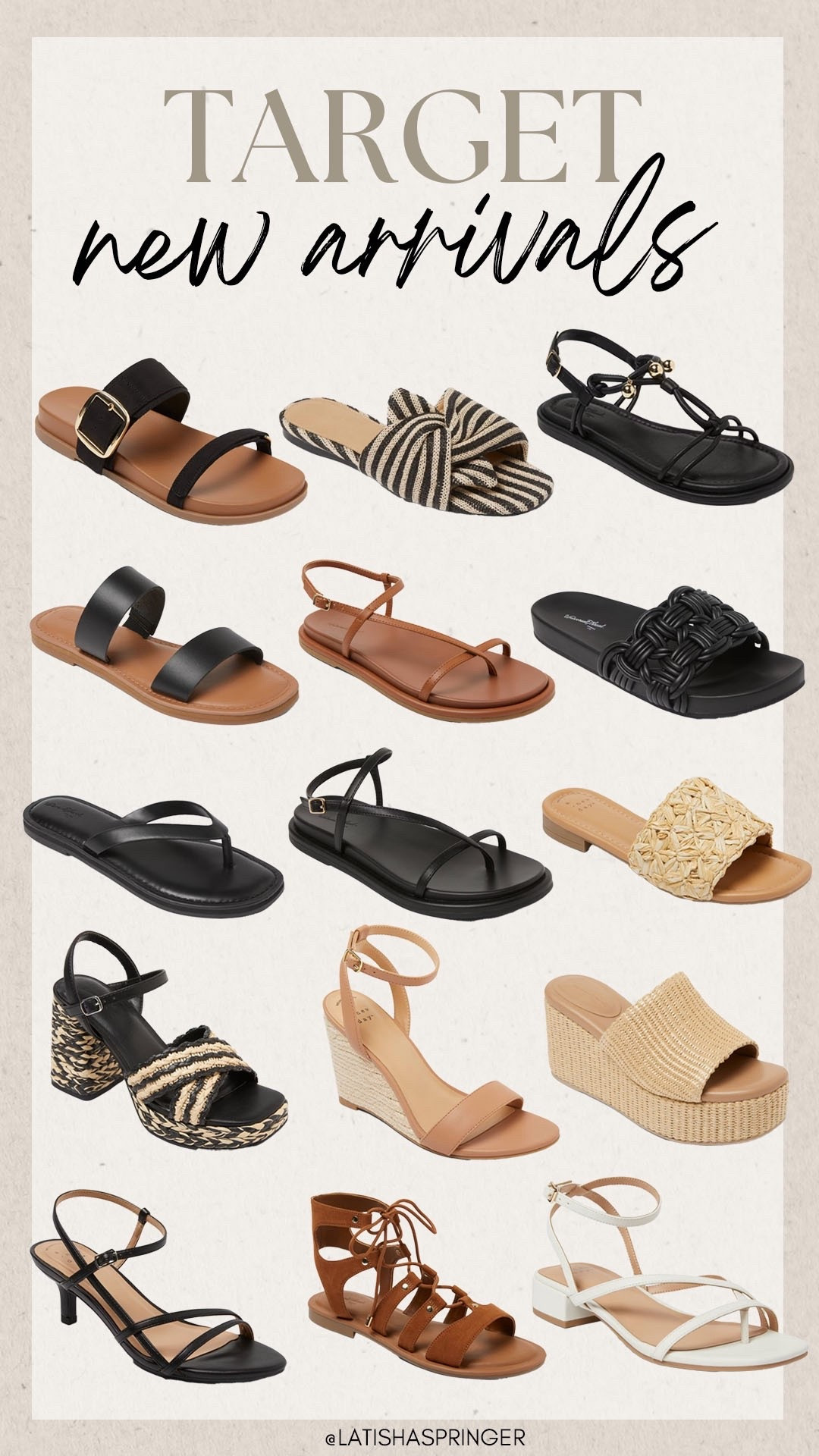 New spring shoes and sandals from Target!

#targetfinds

Target finds. Target fashion. Target new arrivals. Target designer inspired sandals. Target neutral spring sandals. 

#LTKootd #LTKgrwm #LTKSeasonal
