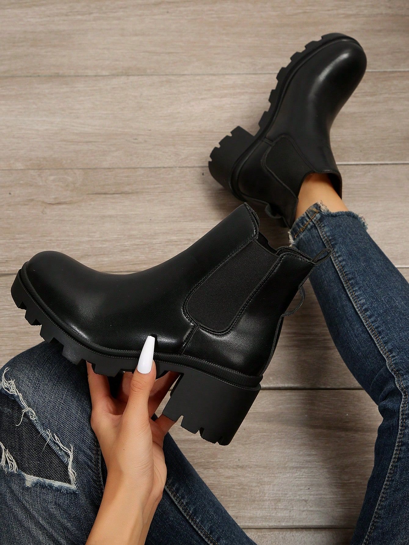 Women's Fashionable Slip-on Boots | SHEIN
