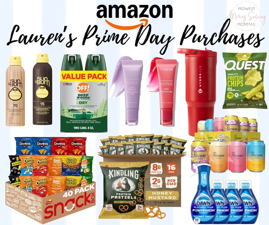 Lauren’s Prime Day Purchases

Amazon Prime Day 

Snacks sunscreen bug spray lip gloss cleaning supplies

#LTKmomlife #LTKSaleAlert #LTKselfcare