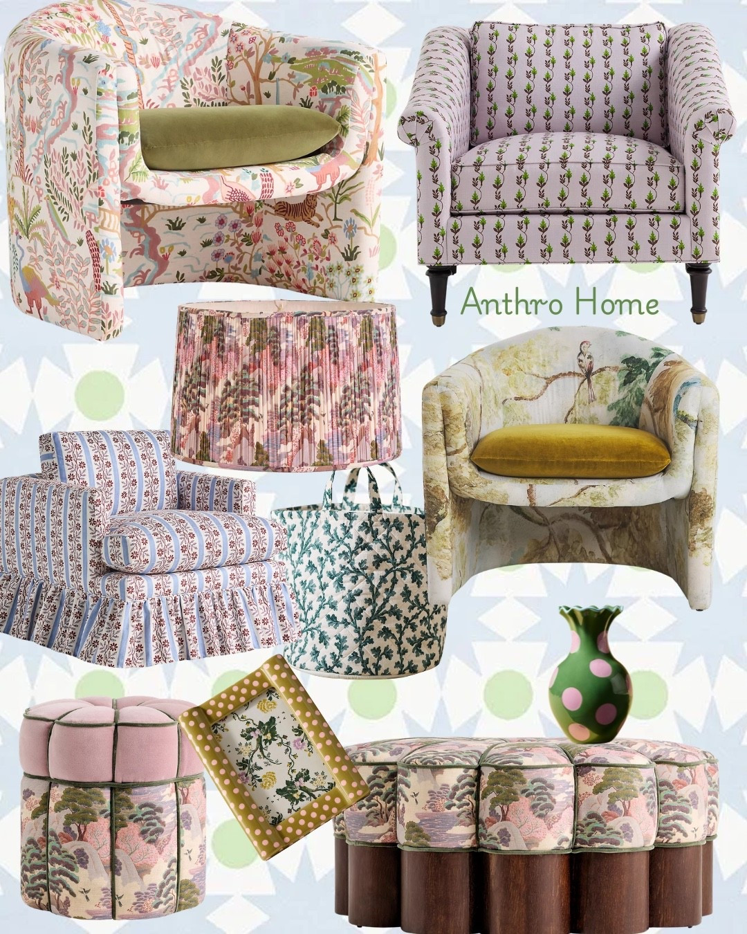 All the pattern mixing 🌸🌿🤎

Anthro home right now 💚

#LTKdayinmylife #LTKHome