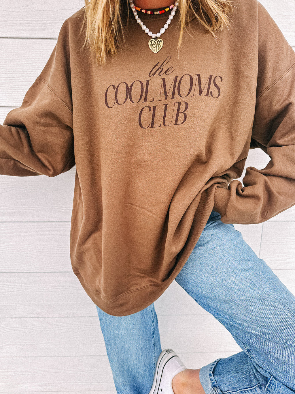 mono moment moms club sweatshirt | Etta & East