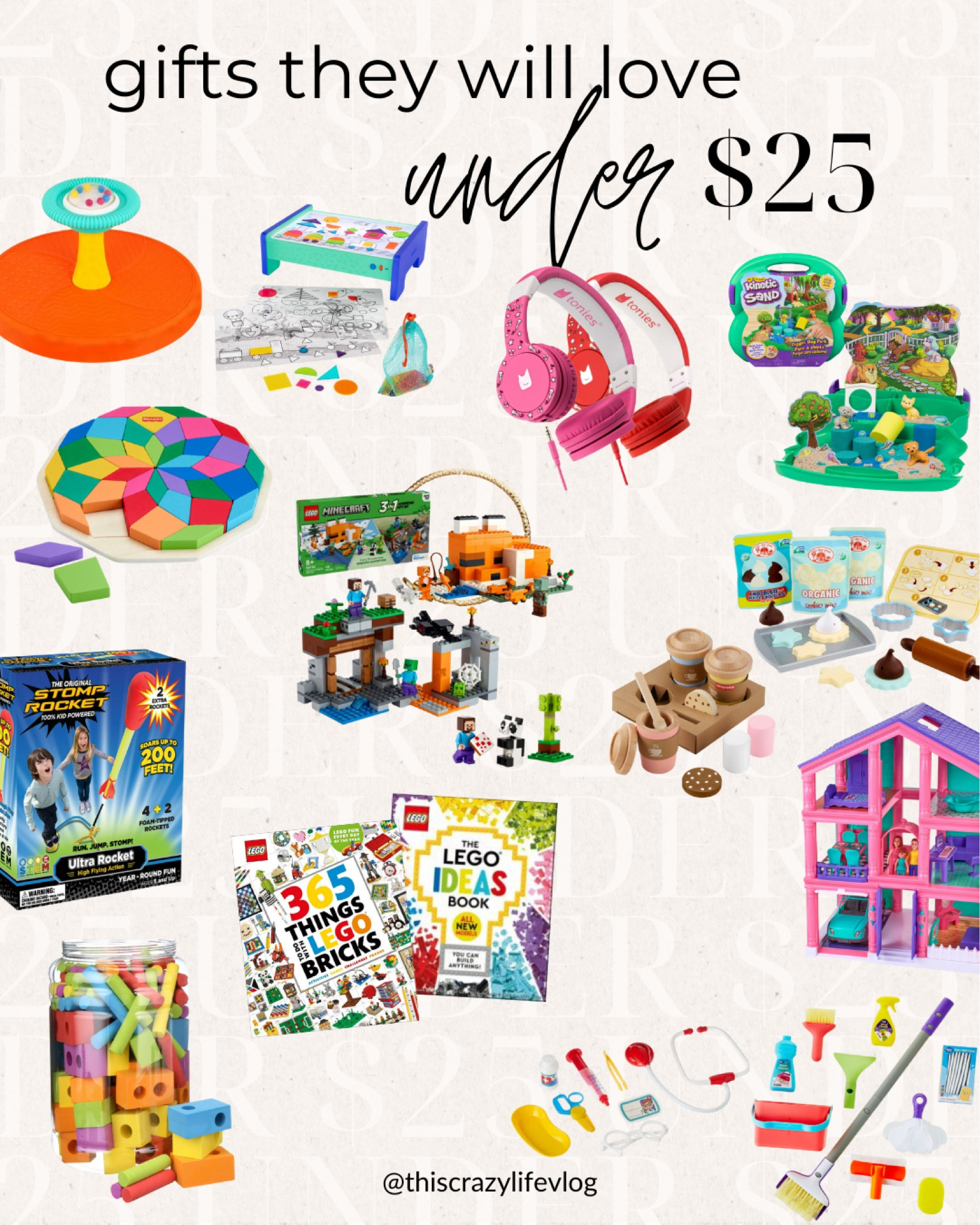I’ve put together another budget friendly round of holiday gift ideas! #walmartpartner These are gifts that I think would actually be enjoyed, and not forgotten in a few months, which is always the goal when gift giving! @walmart has so many affordable toy options this year, and especially when prices are so inflated everywhere, it’s so helpful to be able to stretch your dollar around the holidays! Some of these are only around the $10 price point, but none are more than $25 🙌🏼 

#walmarttoys #walmart #walmartfinds

#LTKKids #LTKSaleAlert #LTKGiftGuide