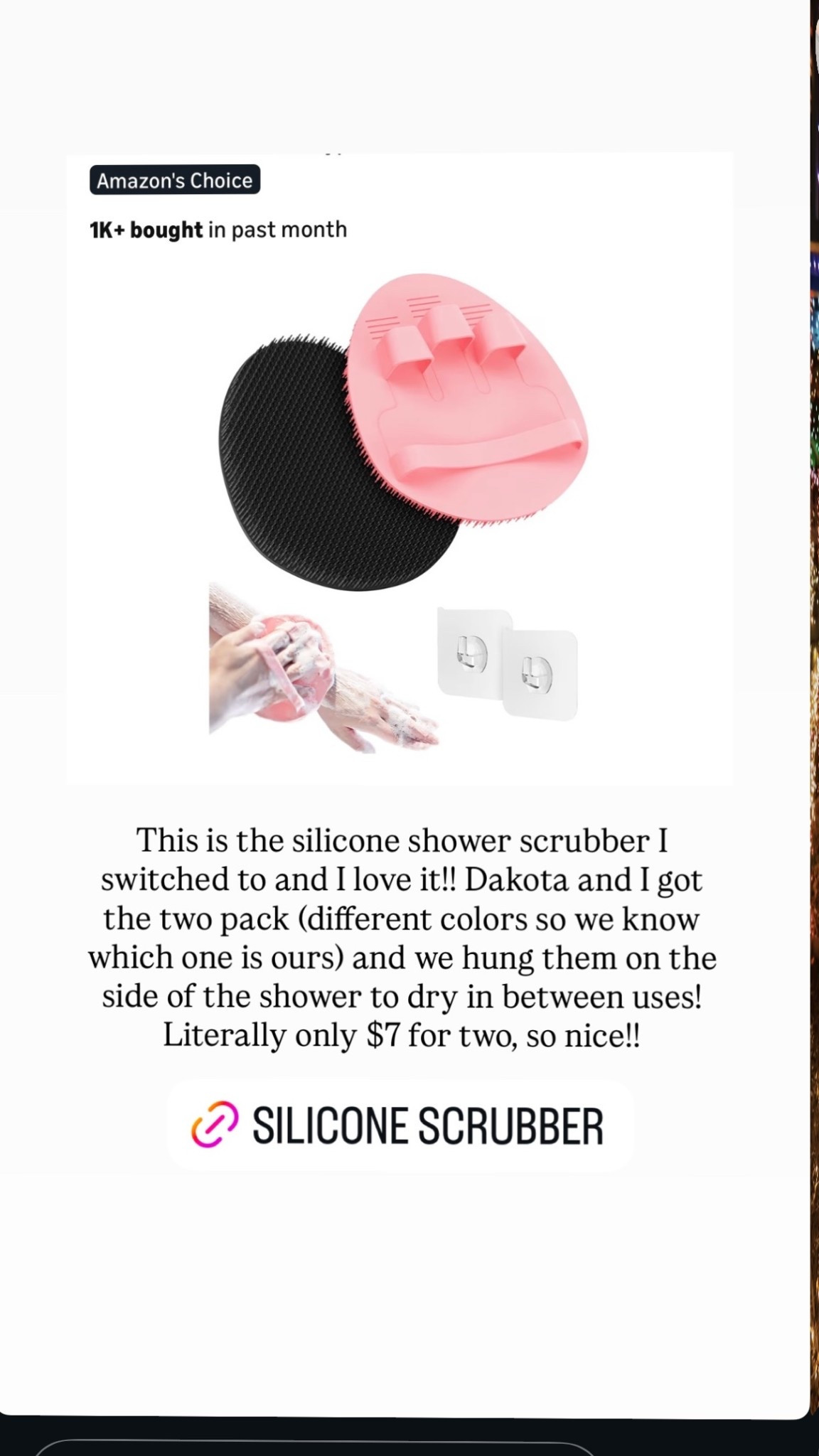 Got these silicone shower scrubbers to replace my loofah! 

#LTKFindsUnder50 #LTKselfcare #LTKGiftGuide