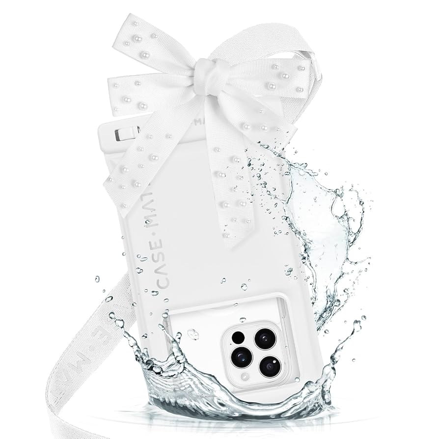 Case-Mate IP68 Waterproof Large Phone Pouch with Bow Design - Travel Beach Cruise Ship Essentials... | Amazon (US)