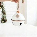 Bfogop Big Christmas Jingle Bells Decorations Gold Giant Iron Christmas Ball 6.3 Inch Jingle Bell... | Walmart (US)