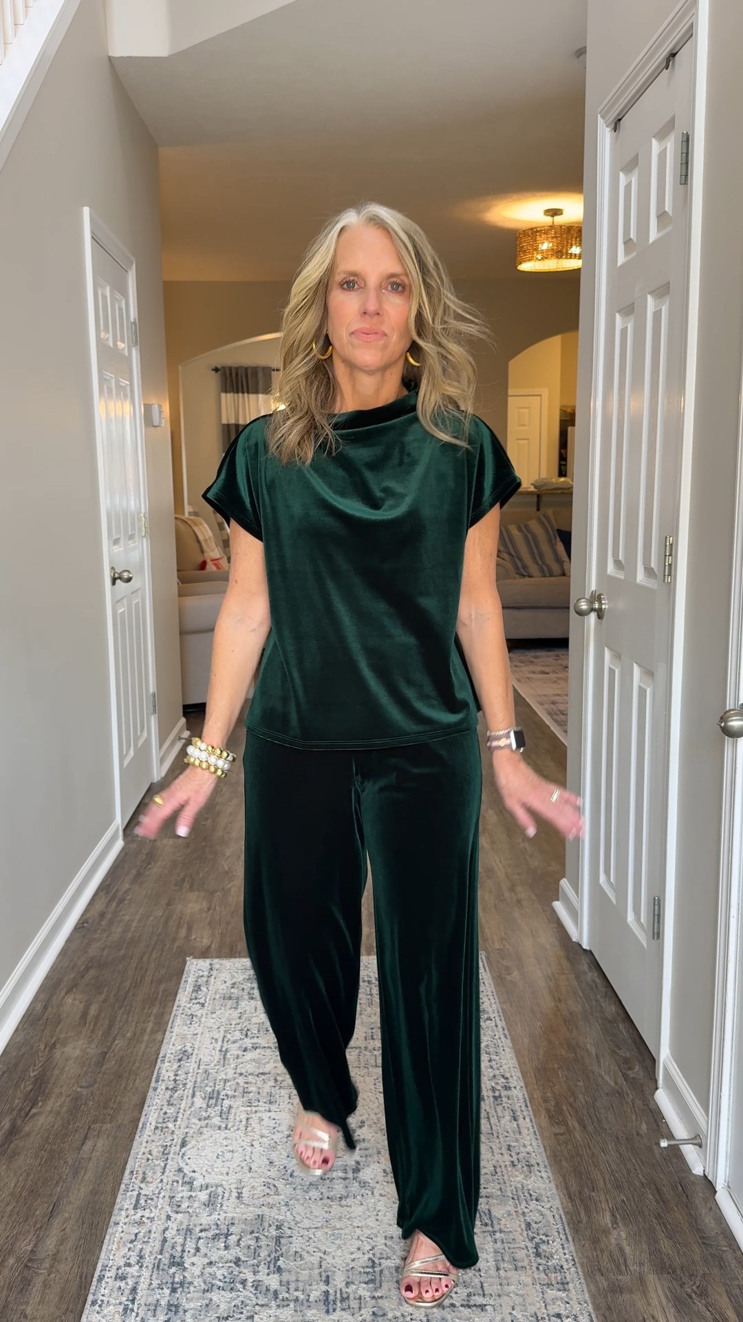 Such a beautiful set from Jude Connelly, sold as separates. Wearing XS in both pieces. The perfect holiday party look, Wedding guest, Christmas Eve look

#LTKParties #LTKHoliday #LTKOver40