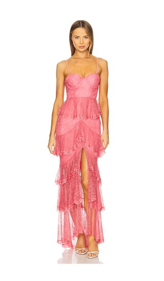 Zelda Fitz Gown in Passionfruit Pink | Revolve Clothing (Global)