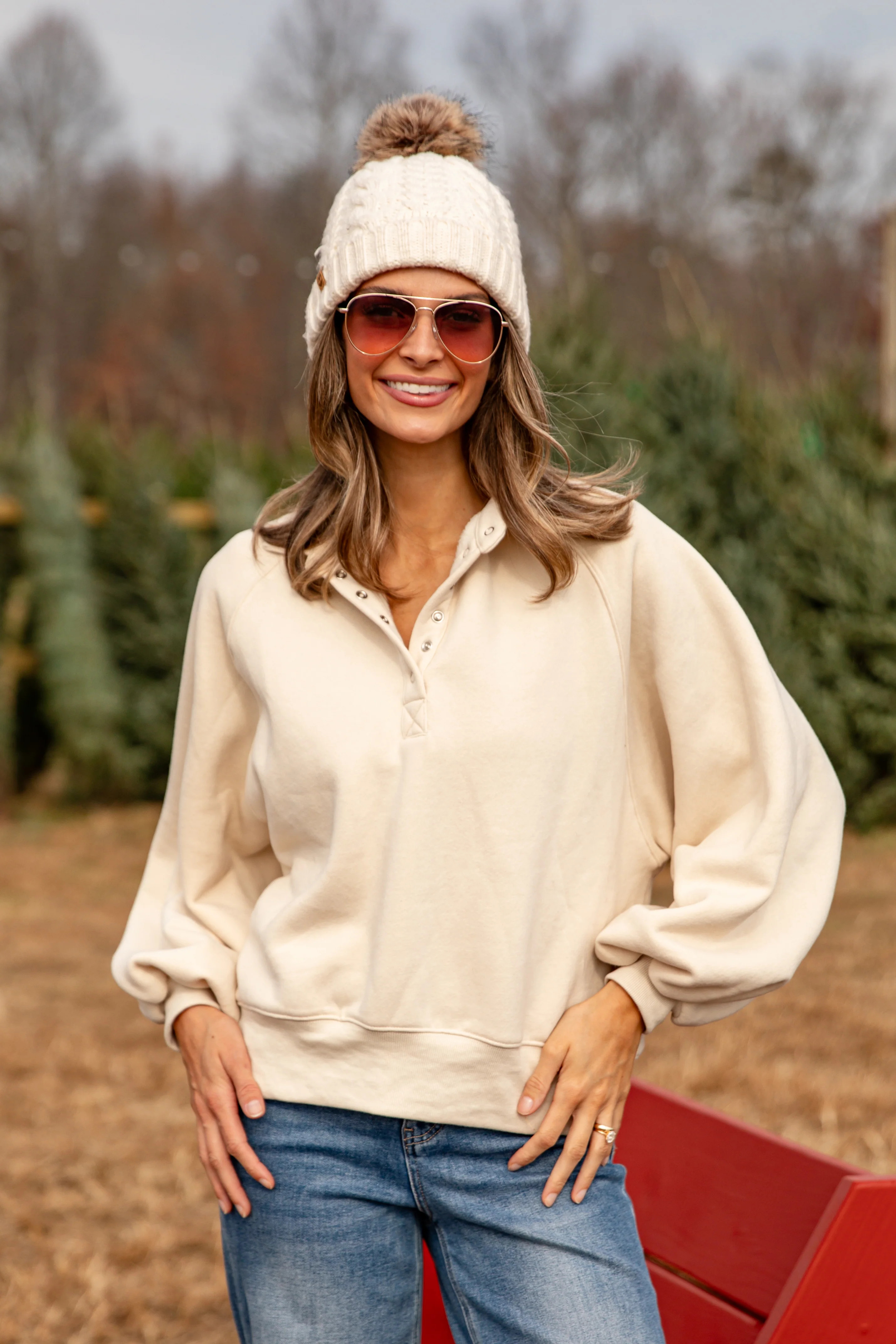Crosby Soft Snap Collared Pullover | Women's Sweatshirt | Dress up | Dress Up