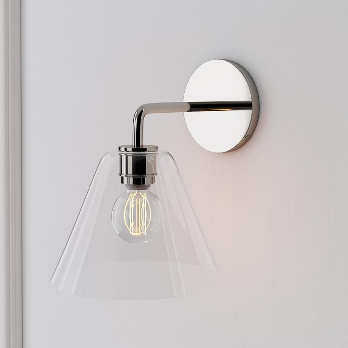 Sculptural Cone Sconce | West Elm (US)