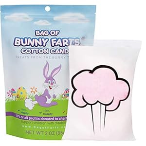 Easter Bunny Cotton Candy Funny Easter Basket Stuffer for All Ages Unique Birthday for Friends, M... | Amazon (US)