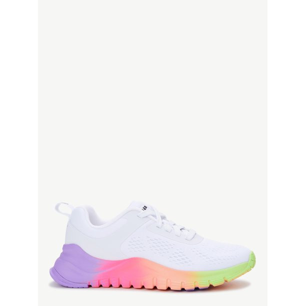 Love & Sports Women's Lace-Up Mesh Athletic Sneakers | Walmart (US)