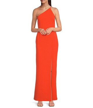 Belle by Badgley Mischka Winnie One Shoulder Dress | Dillard's | Dillard's