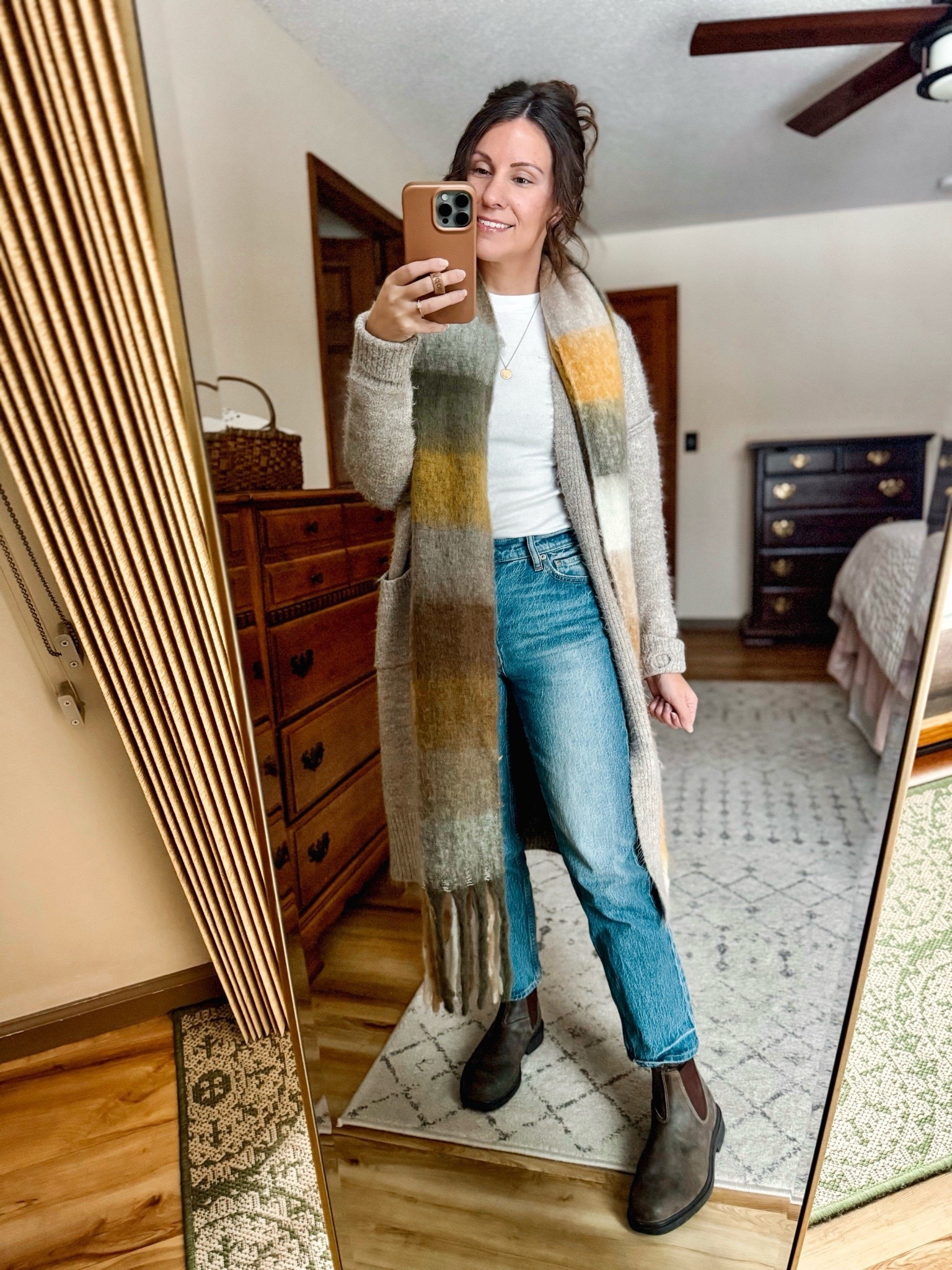 A cozy outfit!

Jeans are an older Gap style, but these look almost exact! Tee shirt is size small, cardigan is older so I linked similar. My boots are size 6. 

#LTKgrwm #LTKootd #LTKPetite