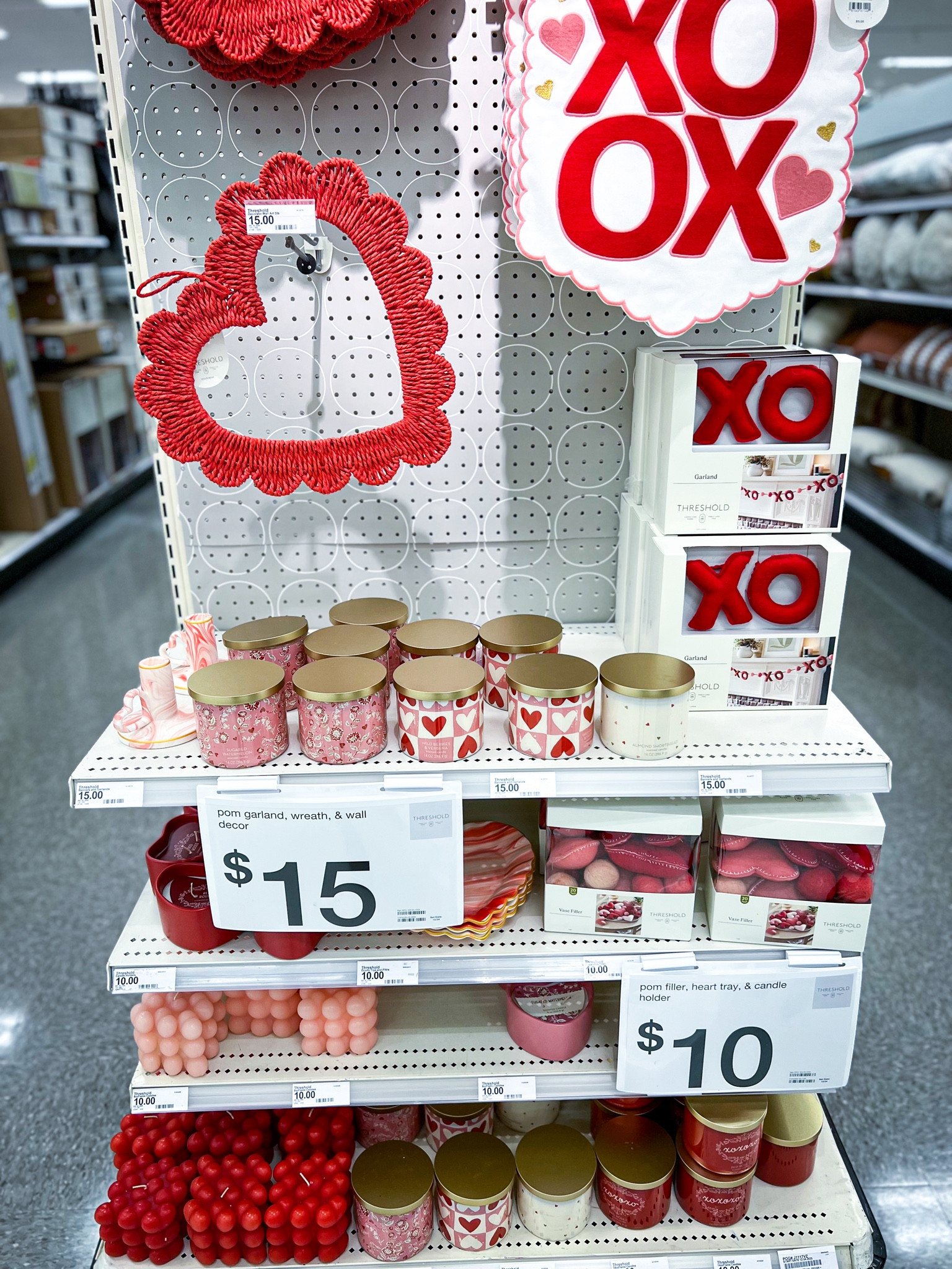 Valentine’s Day at @target. Valentine’s Day decor. Home decor. Love. 3-Wick 14oz Candle Hearts in Blocks Wild Berries and Verbena - Threshold / 25oz Heart Bubble Figural Candle Traditional Red - Threshold / Heart Banner - Spritz / Valentine's Day Knit Checkered Hearts Lumbar Throw Pillow Pink/Red/White - Room Essentials / Pom Heart Wreath - Threshold / XOXO Garland - Threshold / Valentine Tabletop Flocked XO Pink - Spritz / Heart Decorative Filler Red - Threshold / Artificial Woven Heart Wreath Red - Threshold / Valentine's Hanging Wall Art You Me Us - Spritz / XOXO Wall Hanging - Threshold 

#target #targetminis #xoxo #love #valentines #gabrielapolacek 

#LTKGiftGuide #LTKSeasonal #LTKhome