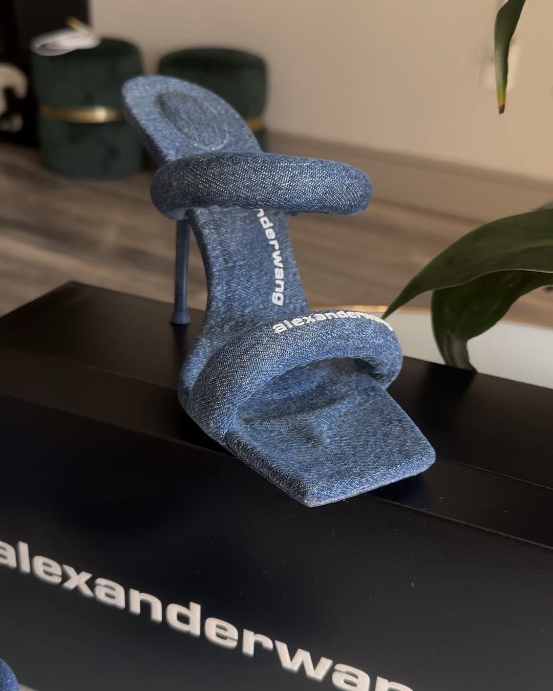 I Got this bomb 💣 denim #Alexanderwang Heel for my birthday. 
I liked it below, but y’all it is sooo BOMB! And very comfortable. I’m normal a 8 in European shoes but with this shoe I did have to get a 8.5. I only knew because my boyfriend bought me these in red last year for Christmas and we had to return them. #denimheel 

#LTKHoliday #LTKShoeCrush