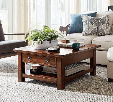 Benchwright Square Coffee Table (36") | Pottery Barn (US)