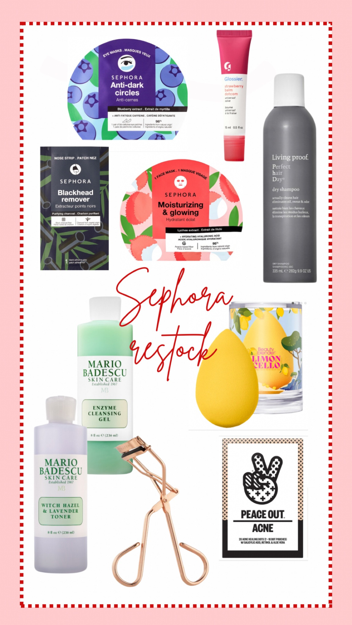 My recent Sephora restock 

#LTKGiftGuide #LTKBeauty #LTKFindsUnder100