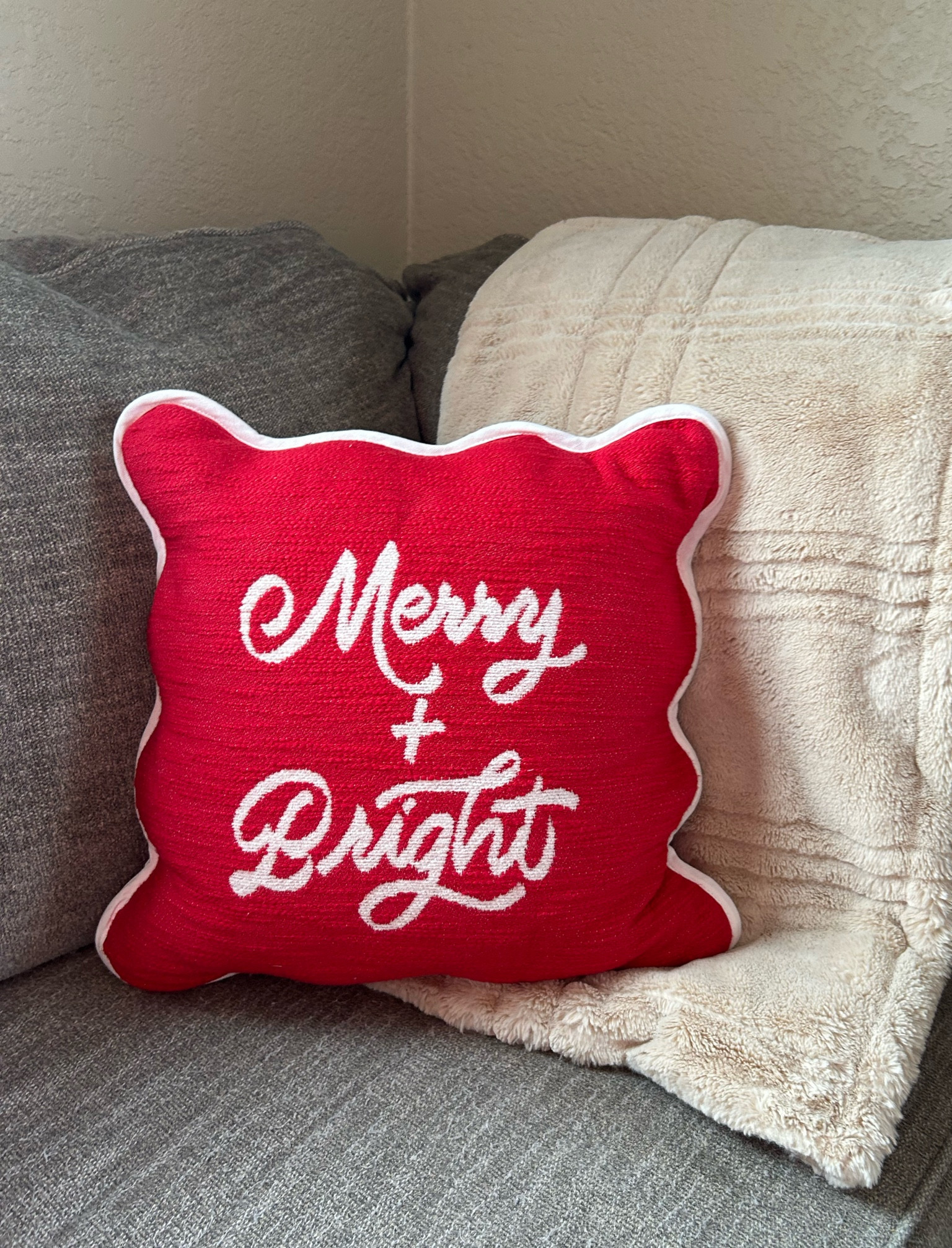 Christmas themed pillow from target! 

#LTKFindsUnder50 #LTKHoliday #LTKSeasonal