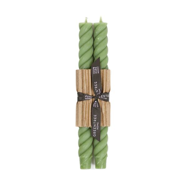 Rope Tapers, Sage (Set of 2) | The Avenue