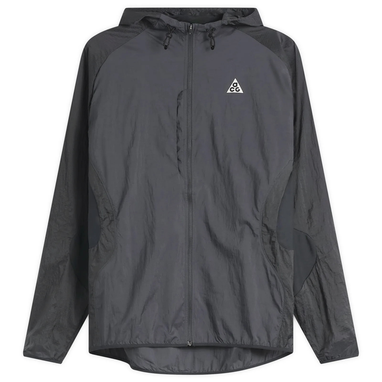 Nike Running Men's Nike Mens ACG Running Trail Jacket in Black/Summit White, Size Medium | END. Clothing