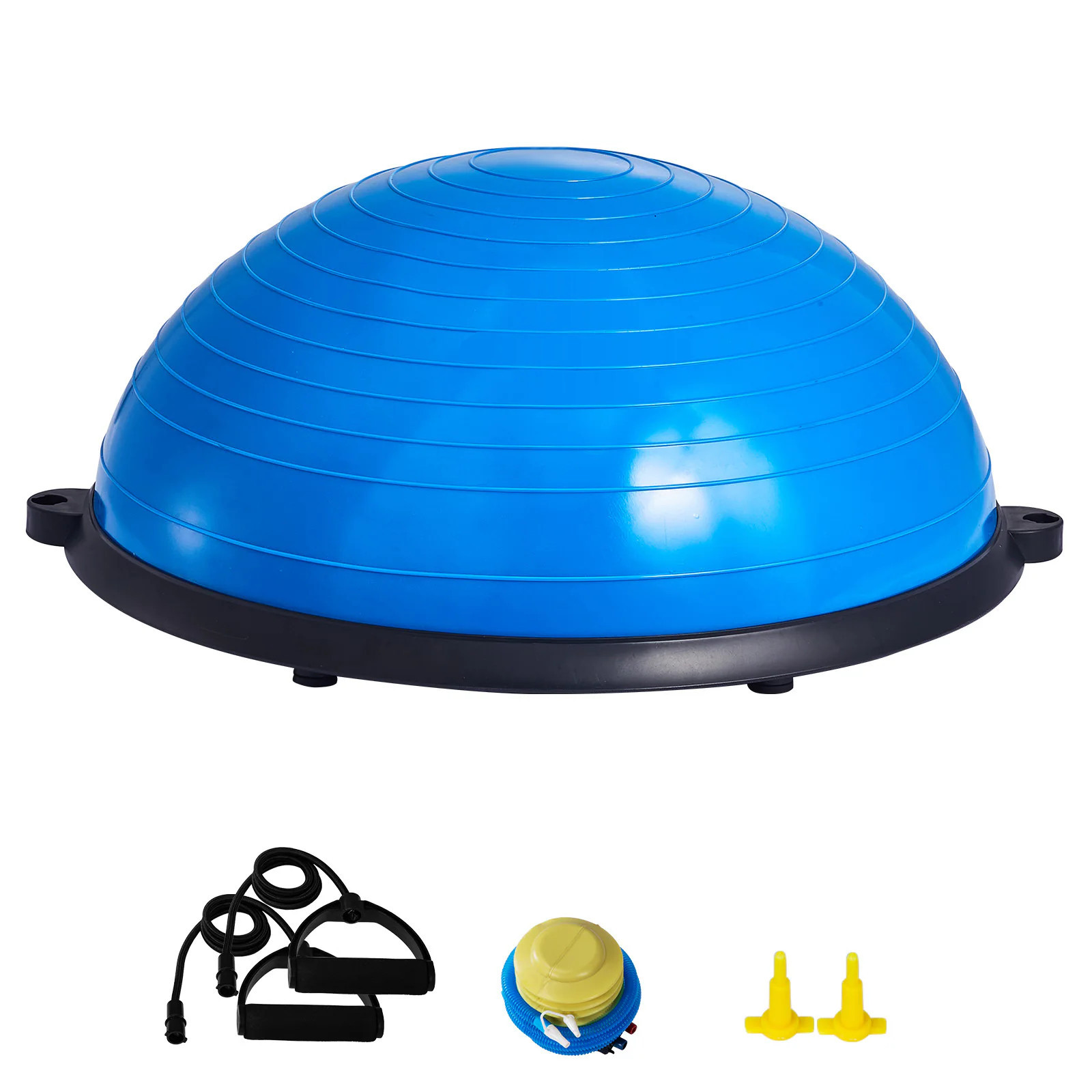 LUXEYARD Half balance ball trainer with resistance bands for full body home gym workouts one_size | DS-X-42-FINES18 | Lowe's