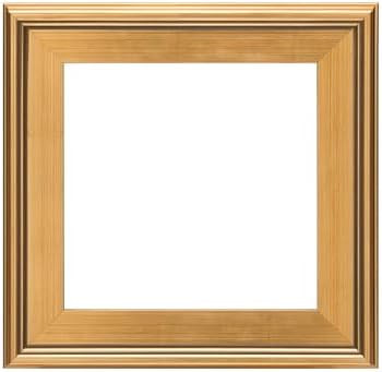 Creative Mark Plein Air Style Frame, Hand Leafed Gold, 12x12-3" Wide Moulding with 1/2" Rabbet De... | Amazon (US)