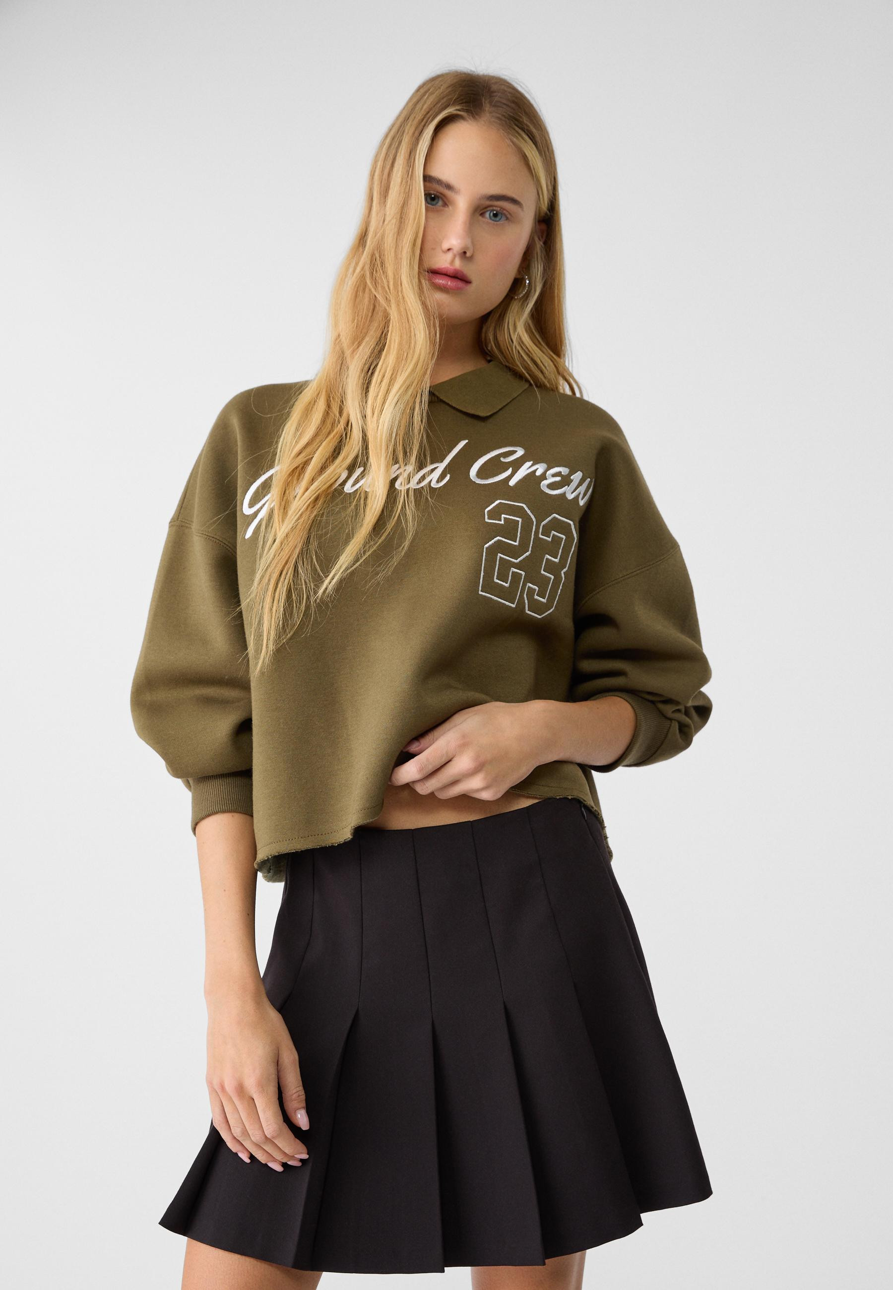 Box pleat mini skirt - Women's fashion | Stradivarius United Kingdom | Stradivarius (UK)