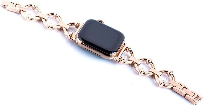 Classic Link Bracelet for The Apple Watch (Rose Gold 38mm/40mm) | Amazon (US)